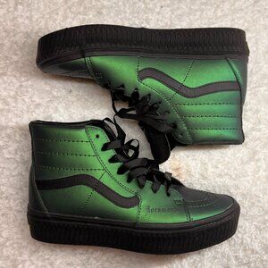 VANS x HARRY POTTER Sk8 Hi Platform RB Morsmordre Dark Arts Sneakers Green